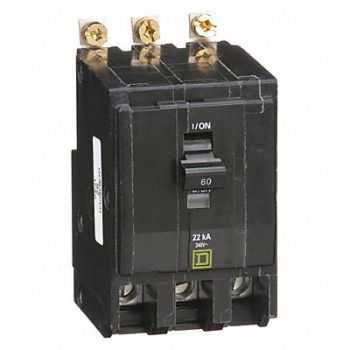 SQUARE D Circuit Breaker 60A Bolt On 120/240V 3P, 2DM99