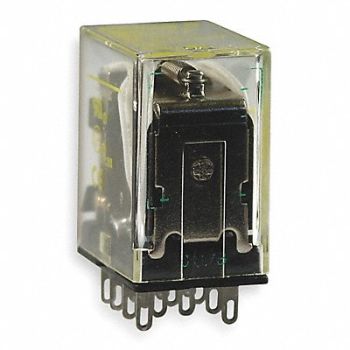 SCHNEIDER Gen Purpose Relay 14 Pin Square 24VDC, 2DW65