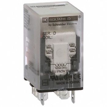 SCHNEIDER H7991 Gen Purpose Relay 8 Pin Square 120VAC, 2DW42