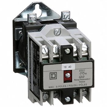 SQUARE D NEMA Control Relay 4NO 230/250VDC 10A, 2DX01