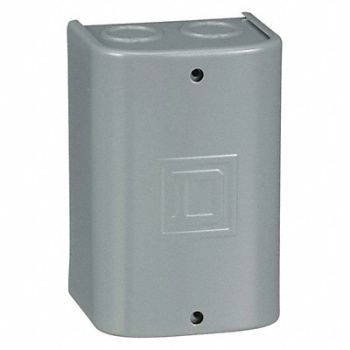 SQUARE D Enclsr Metllc 5.28In.Hx3.63In.Wx3.31In.D, 2DZ24
