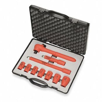KNIPEX Skt Wrch St Insltd 12Pt 5/16 -3/4 in, 2DZC2