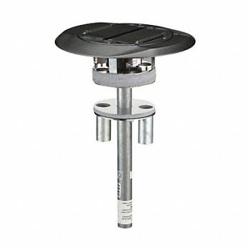 HUBBELL WIRING DEVICE-KELLEMS Poke Through Steel and Aluminum 1-Gang, 2DZL9