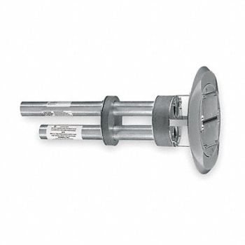 HUBBELL WIRING DEVICE-KELLEMS Poke Through Steel and Aluminum 2-Gang, 2DZN2