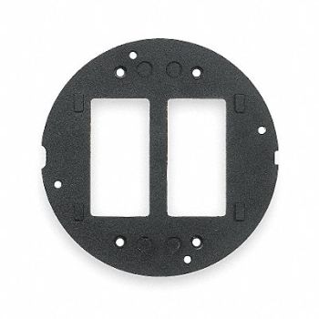 HUBBELL WIRING DEVICE-KELLEMS Floor Sub-Plate Style Line/GFCI, 2DZN5