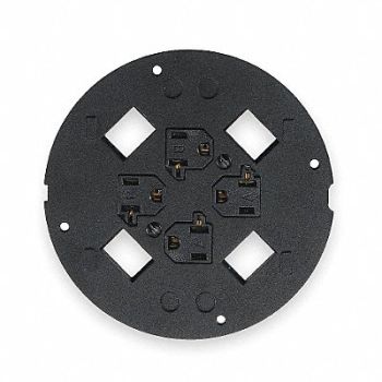 HUBBELL WIRING DEVICE-KELLEMS Floor Sub-Plate SystemOne, 2DZN6