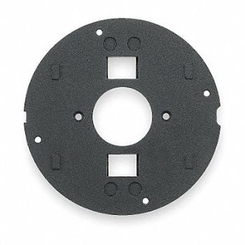 HUBBELL WIRING DEVICE-KELLEMS Floor Sub-Plate Twist-Lock and Data, 2DZP1