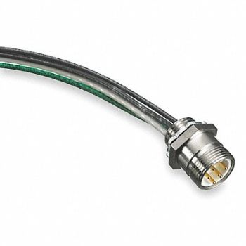 HUBBELL Receptacle Gray Male 30 A, 3DZP3