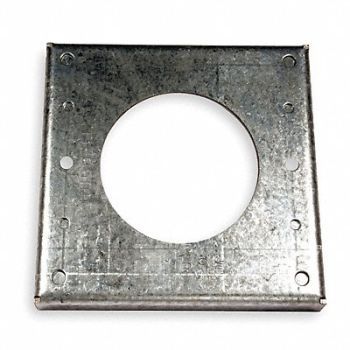 HUBBELL WIRING DEVICE-KELLEMS Electrical Box Cover 50A Receptacle, 2EAV1
