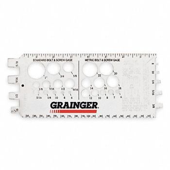 GRAINGER APPROVED Thread Measuring Gauge, 2EE44