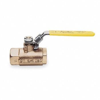 APOLLO Bronze Ball Valve Inline FNPT 2 in, 2EEJ8