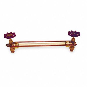 APOLLO Water Gauge Standard 3/8 In MNPT Bronze, 2EET1