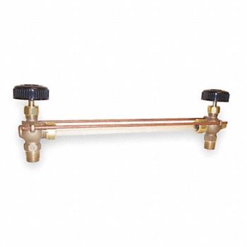 APOLLO Water Gauge Pipe Size 3/4 In MNPT, 2EET9
