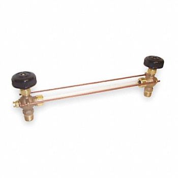 APOLLO Water Gauge Pipe Size 1/2 In MNPT, 2EEU2