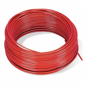 TELEMECANIQUE SENSORS Cable Plastic Coated Steel 83 ft L, 2EH91