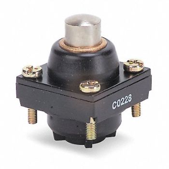 TELEMECANIQUE SENSORS Limit Switch Head Plunger Top 0.93 In, 2EH99