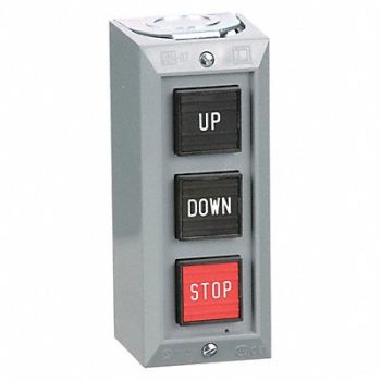 SQUARE D Push Button Control Station Up/Down/Stop, 2EK24