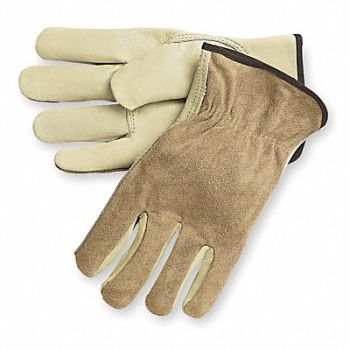 CONDOR D1593 Leather Gloves Beige L PR, 2ELG9