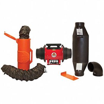 AIR SYSTEMS INTERNATIONAL Conf. Sp Fan Kit Axial Expl Proof 3.5A, 2ELP1