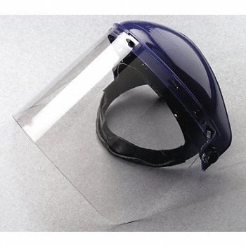 MCR SAFETY Ratchet Faceshield Assembly Clear, 9JXT1