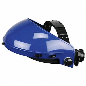 MCR SAFETY Headgear Blue Plastic, 2ELR1