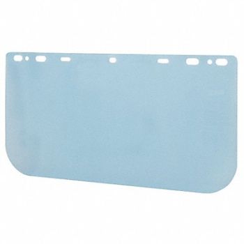 MCR SAFETY Faceshield Visor Polycarb Clr 8x16, 2ELR4