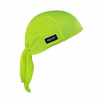 CHILL-ITS BY ERGODYNE Dew Rag Lime Universal, 2EMJ6