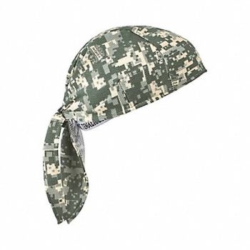 CHILL-ITS BY ERGODYNE Dew Rag Camouflage, 2EMJ8