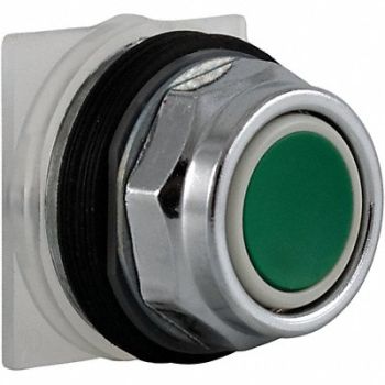 SCHNEIDER ELECTRIC H4518 Non-Illum Push Button Operator Green, 2EN16