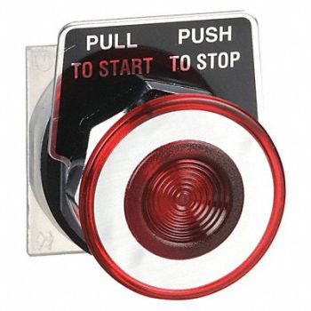 SCHNEIDER ELECTRIC H4526 Non-Illum Push Button Operator 30mm Red, 2EN49