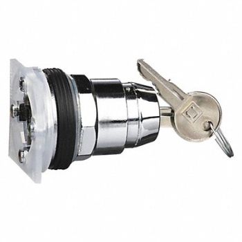 SCHNEIDER ELECTRIC Non-Illum Selector Swtch 30mm 3 Pos Keyd, 2EN76