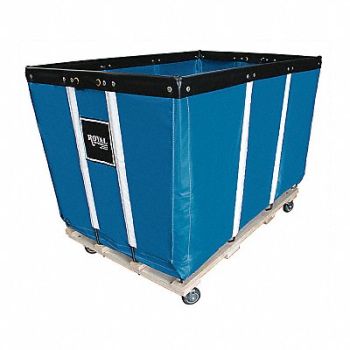 ROYAL BASKET TRUCKS Heavy Duty Basket Truck 24 Bu Blue Vinyl, 2ENA9
