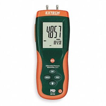 EXTECH Digital Manometer 0 psi to 5 psi, 2ENF3