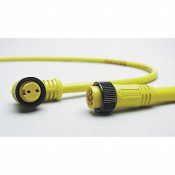 BRAD HARRISON Cordset 2 Pin Plug Male, 2ENP6