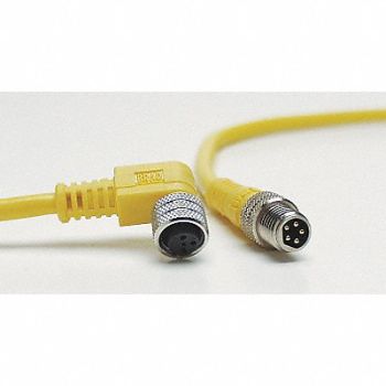 BRAD HARRISON Cordset 3 Pin Receptacle Male, 2EPD3