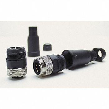 BRAD HARRISON Internal Thread Connector 4 Male 15 AWG, 2ENU2