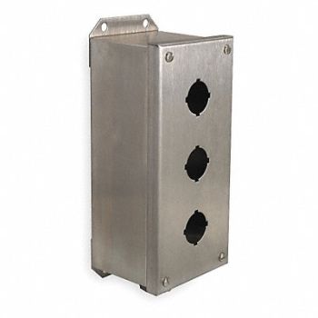 SCHNEIDER ELECTRIC Pushbutton Enclosure 10.24 in H 304 SS, 2EP88