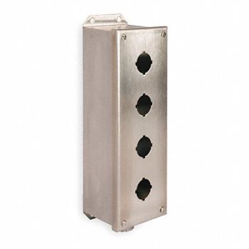 SCHNEIDER ELECTRIC Pushbutton Enclosure 12.74 in H304 SS, 2EP89