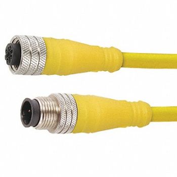 BRAD HARRISON Extension Cordset 4Pin Receptacle Female, 2EPJ7