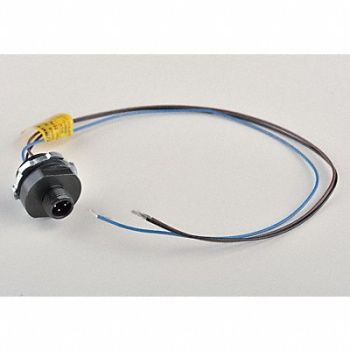 BRAD HARRISON External Thread Receptacle 3 Male 22 AWG, 2EPK4