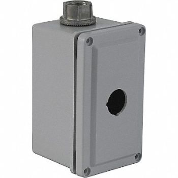 SCHNEIDER ELECTRIC Pushbutton Enclosure 30mm 1 Hole Plastic, 2ER70