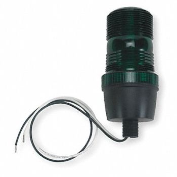 GRAINGER APPROVED Warning Light Strobe Tube Green 120VAC, 2ERP3