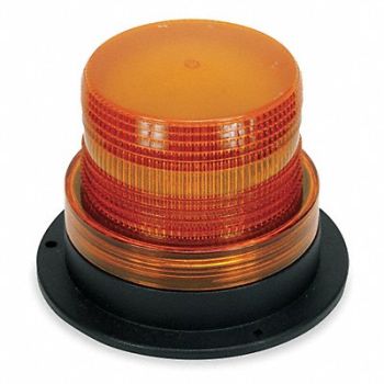 GRAINGER APPROVED Warning Light Strobe Amber 12 to 80VDC, 2ERP9