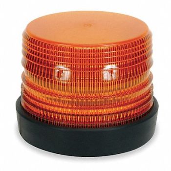 GRAINGER APPROVED Warning Light Strobe Amber 12 to 80VDC, 2ERT3