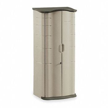 RUBBERMAID COMMERCIAL PRODUCTS Outdoor Storage Shed 25 inx72 inx30 in, 2ERW6