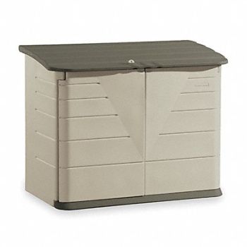 RUBBERMAID COMMERCIAL PRODUCTS Outdoor Storage Shed 32 inx47 inx60 in, 2ERW7
