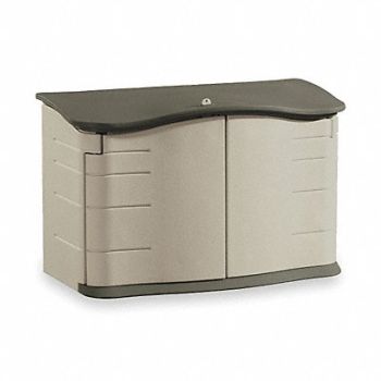 RUBBERMAID COMMERCIAL PRODUCTS Outdoor Storage Shed 28 inx36 inx55 in, 2ERW8