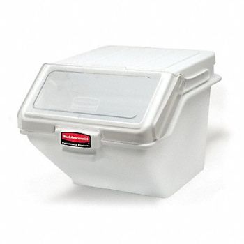 RUBBERMAID COMMERCIAL PRODUCTS Bulk Storage Bin 42.8qt w/Scoop and Lid, 2ERY5