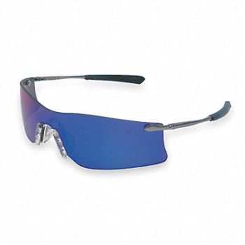 MCR SAFETY Safety Glasses Emerald Mirror, 2ETE8