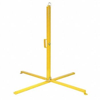 GUARDIAN Single Stanchion 39 in H Steel, 2ETP2